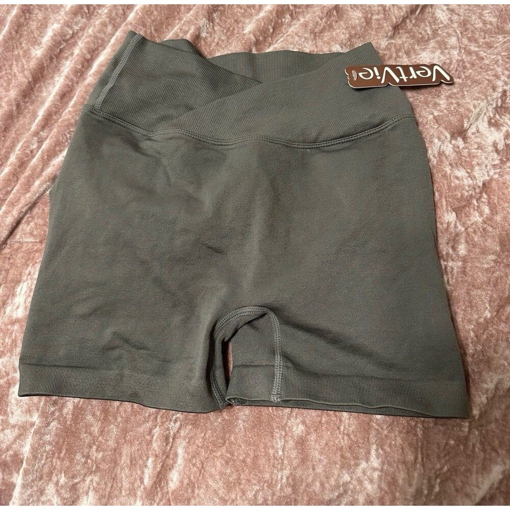VertVie Women's Athletic Shorts High Waisted Seamless